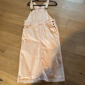 BDG Urban Outfitters Overalls Midi Dress pink Medium